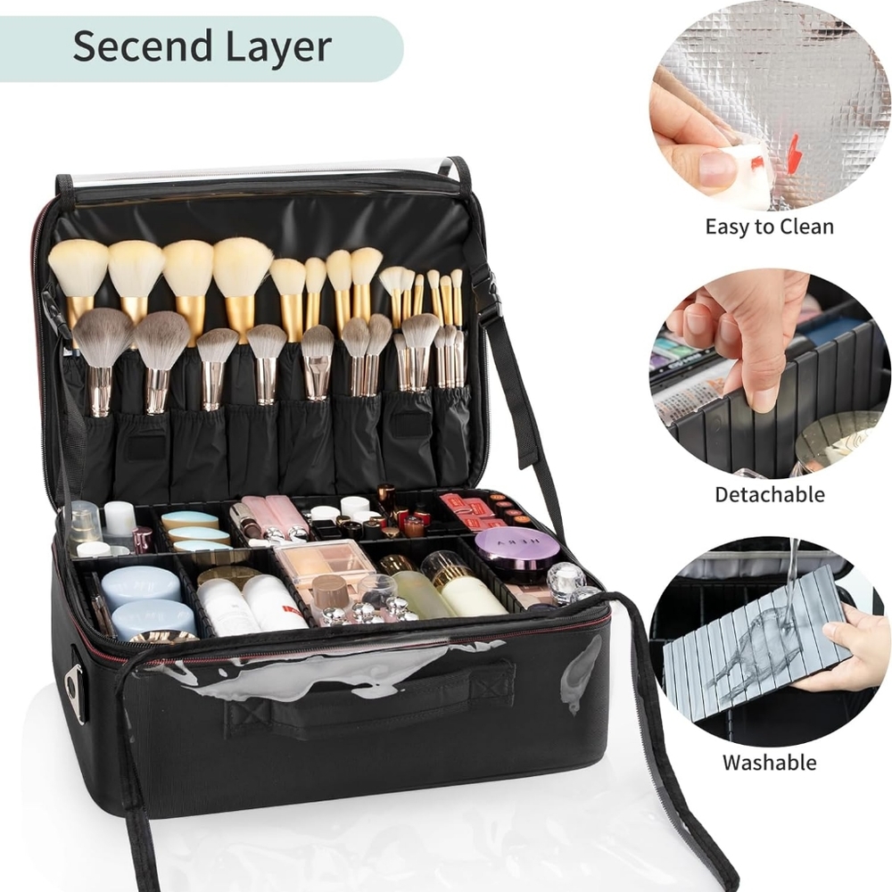 Extra Large Travel Makeup Case